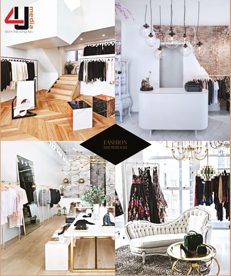 4u studio thiết kế nội thất showroom shop thời trang